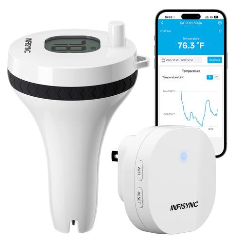 INFISYNC PL-01 Smartes WLAN-Poolthermometer