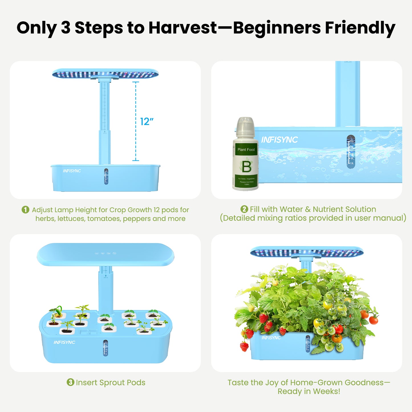 INFISYNC Hydroponics Growing System