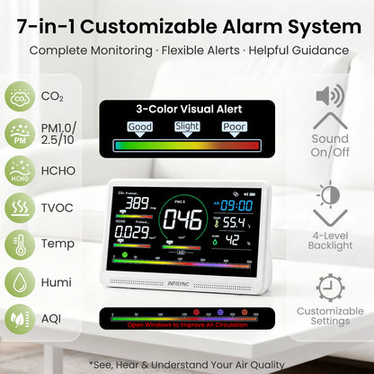 INFISYNC Professional Air Quality Monitor